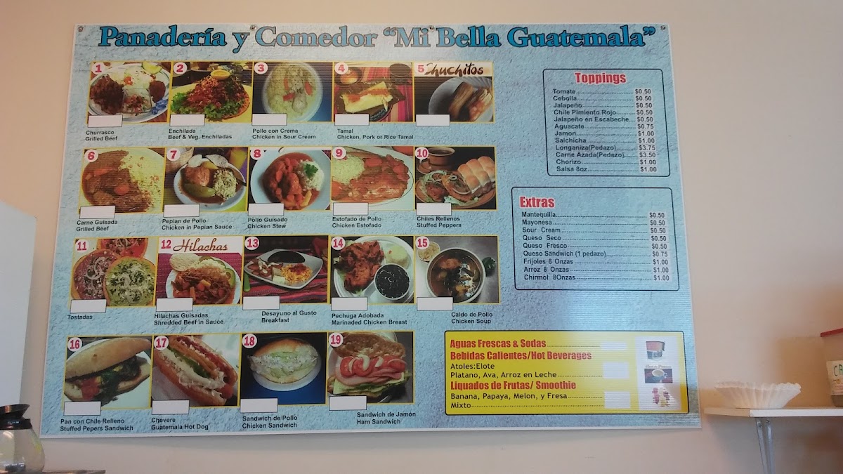 Menu Panadería Mi Bella Guatemala-2